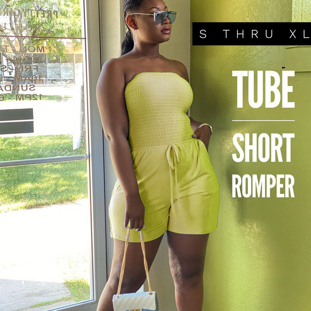 Women's Wear Batches Of Solid Color Casual Home Jumpsuit