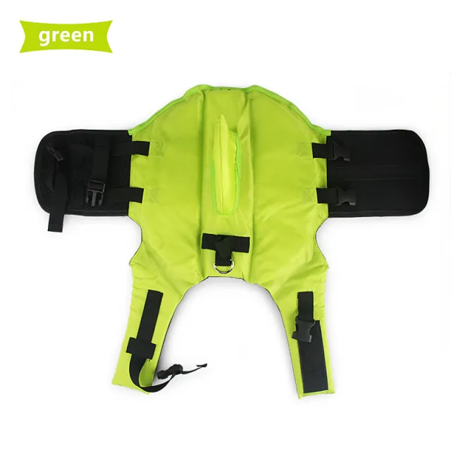 Dog Life Vest Summer Shark Pet Life Jacket Green - Shop at LoveMi