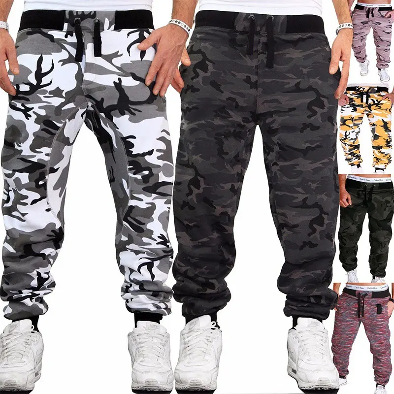 Camouflage Pants Men Hip Hop Casual Loose Trousers Fashion