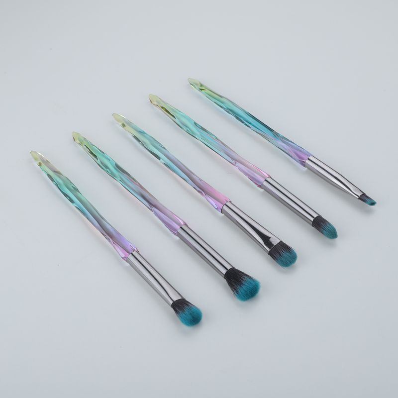 Eye Makeup Brush Eye Shadow Brush Set Beginner Nose Shadow Brush Soft Lip Brush Green - Shop at LoveMi