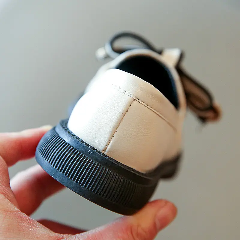 British Casual All-match Leather Shoes Little Girl College Retro