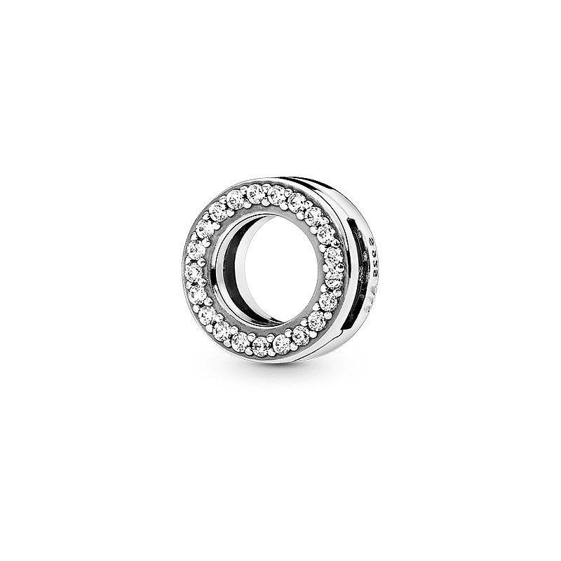 Sterling Silver Positioning Buckle Epoxy Cute Heart Shaped Beads
