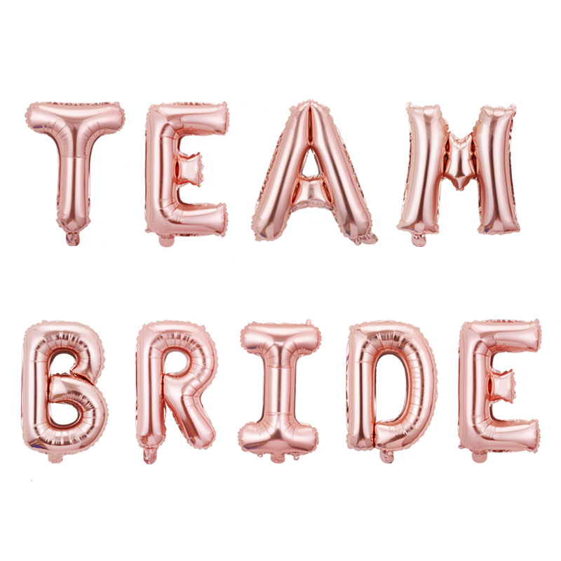 Rose gold TEAM BRIDE