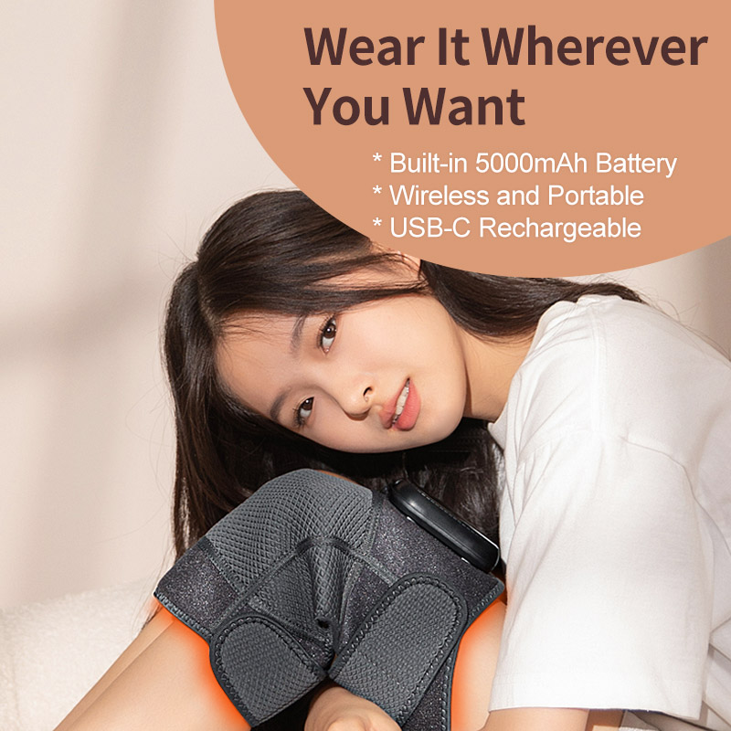 1pc 3-in-1 Shoulder  Knee And Elbow Heated And Vibrating Massager