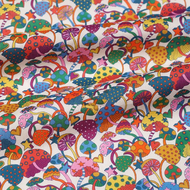Mushroom Long fiber Cotton Baby Clothes Pure Cotton Fabric Color 0.25X1.36M - Shop at LoveMi