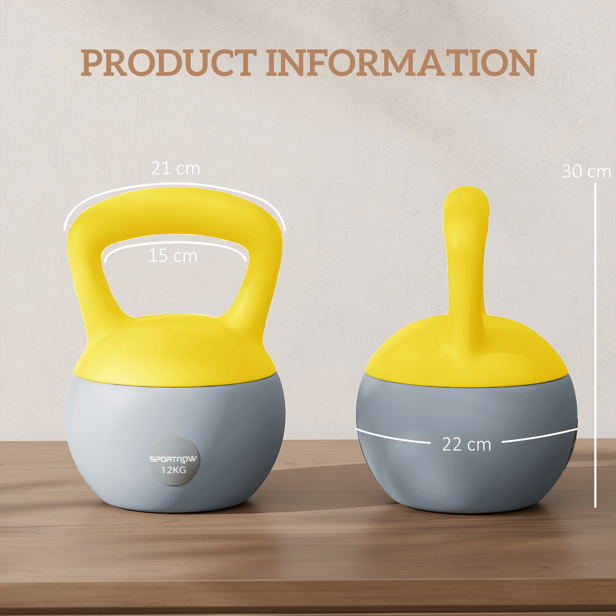 12 Kg Soft Kettlebell With Anti Slip Handle, Suitable For Home Gym — image 7
