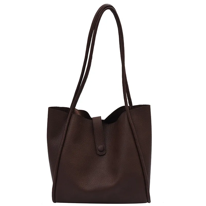 Ladies Fashion Casual Street Trend Party Bag - Coffee