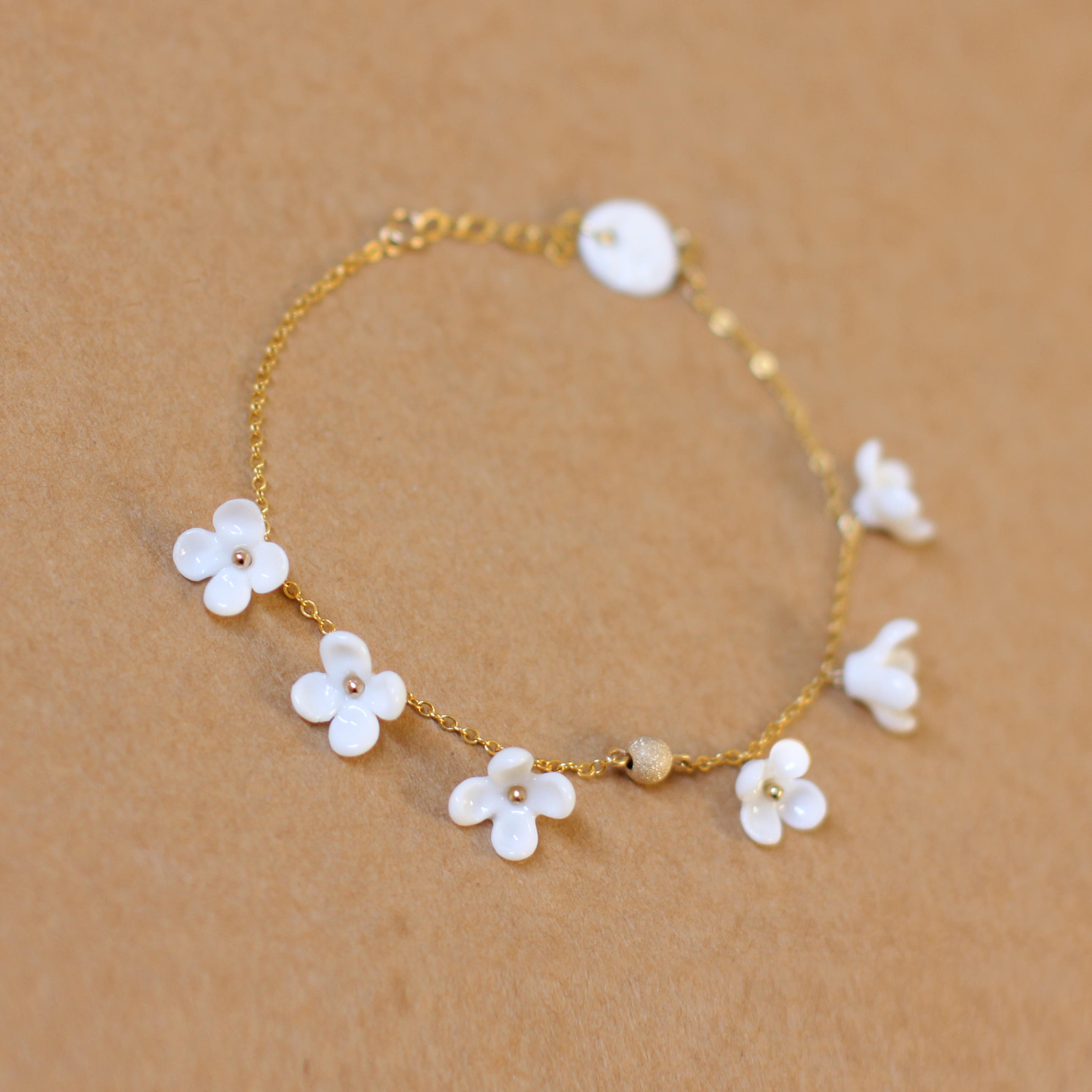 Osmanthus Series Bone China Art Design Necklace Bracelet Earrings