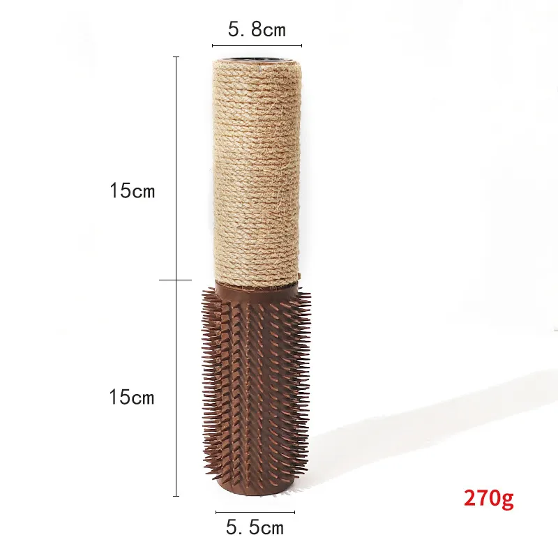 Sisal Scratching Post For Cats Scratching Device For Scratching The Face Sisal Toy Scratching Device - Brown