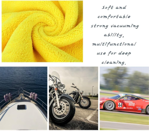 12PCS Car Cleaning Towels Drying Wash Cloth Microfibre Super Absorbent Polishing — image 11