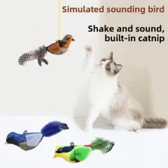 Pet Sound Bird Toy, Universal For Pets Of All Ages, Safe Material, Durable And Anti-bite, Alleviate Pet Anxiety - Three Colours Are Sent Randomly - View 1