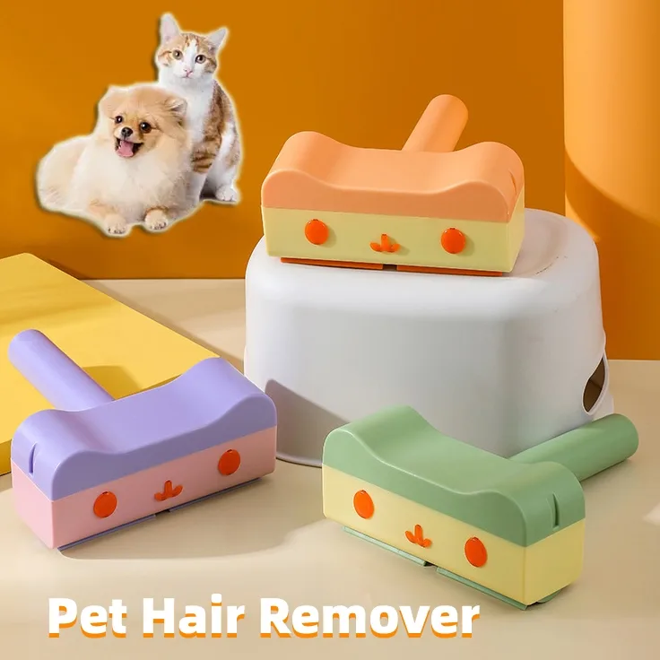 New Pet Hair Roller Remover Lint Brush 2-Way Dog