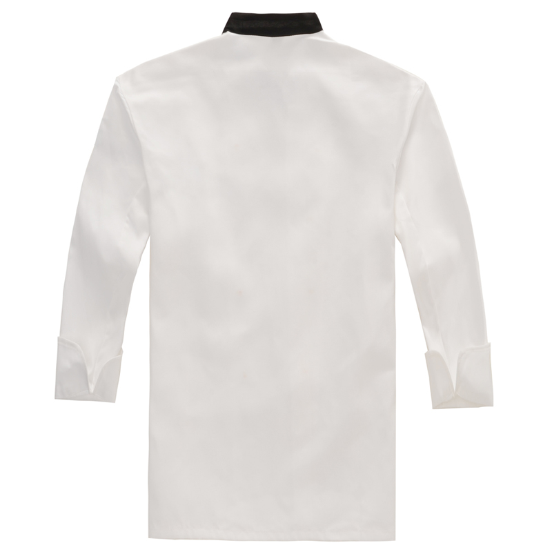 Chef's Uniform Long-sleeved Overalls Long-sleeved Solid Color