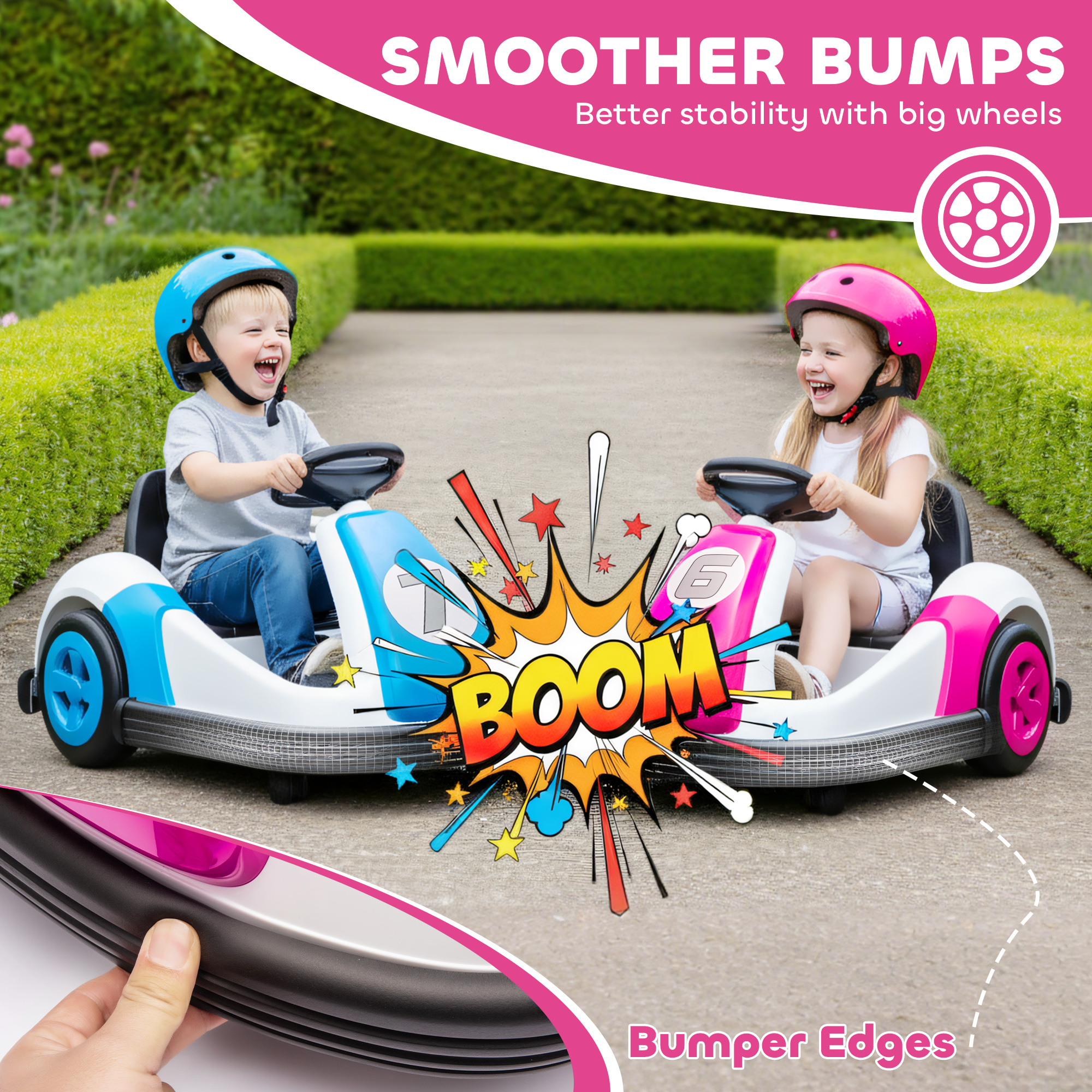 Children's Bumper Car, Can Rotate 360 Degrees, 6V Electric, With Music — image 2