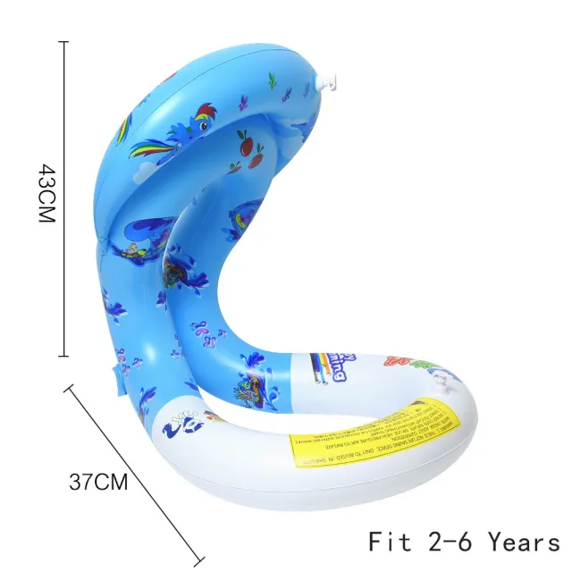 Happy Tour Thickened Double Airbag Swimwear Blue - Shop at LoveMi