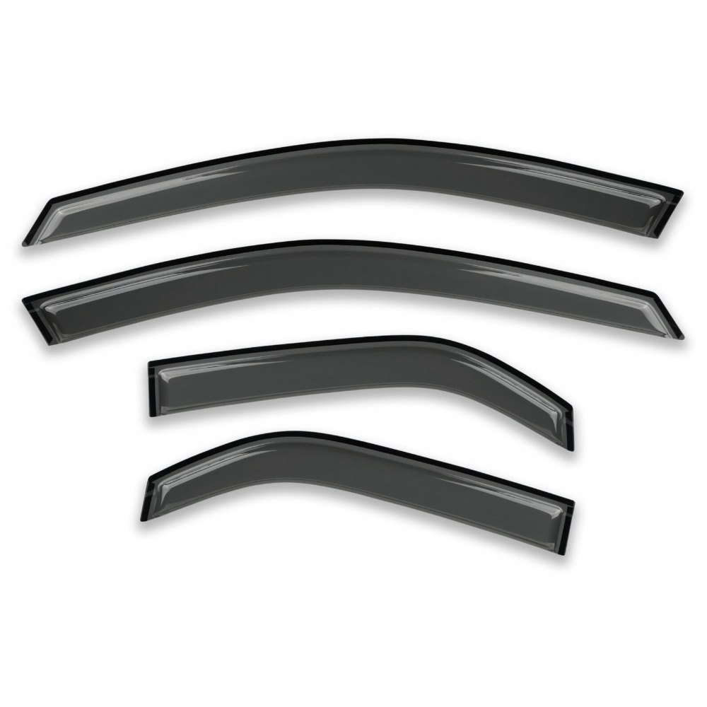 Window Visor Sun Rain Guards Dark Smoke 4-Piece Set For Cadillac 03-07 CTS Sedan — foto 6