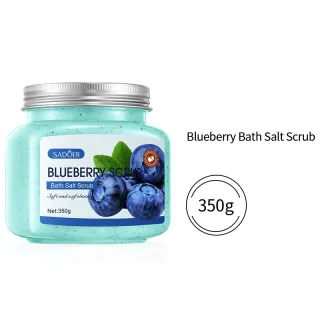 Fruit Bath Salt Scrub Cream Exfoliating Body Care - Blueberry Bath Salt Scrub