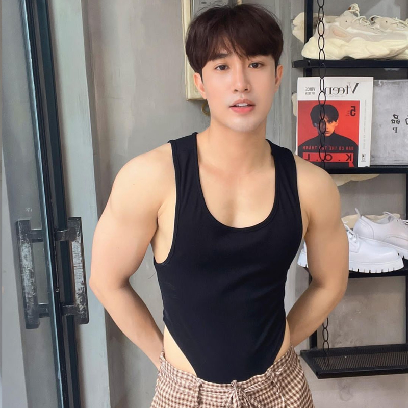 Men's Camisole Tight Modal Cotton Traceless Sling