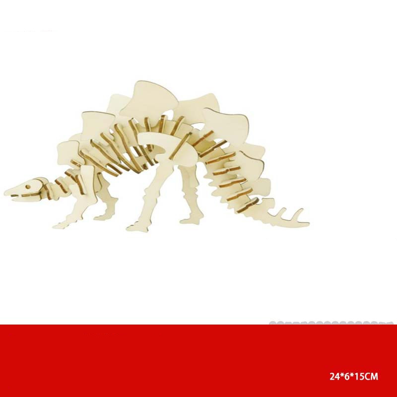 Title 14, Nowe drewniane puzzle dinozaurów kreatywne ręcz...