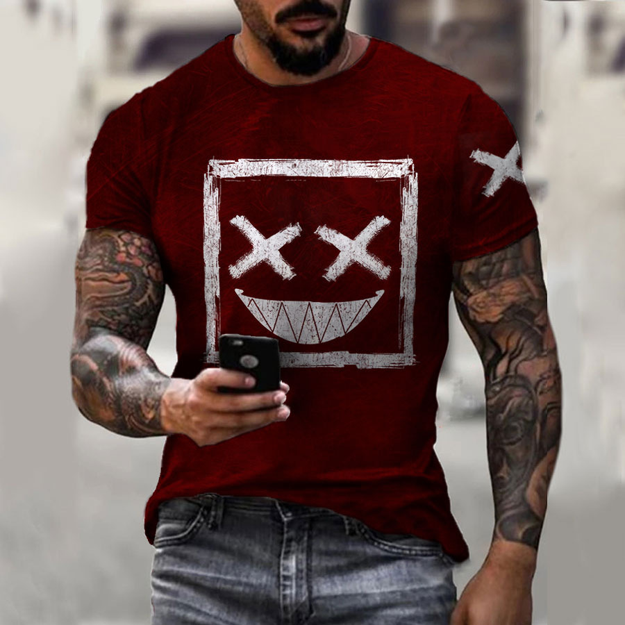 Title 2, Camiseta masculina plus size europeia e america...