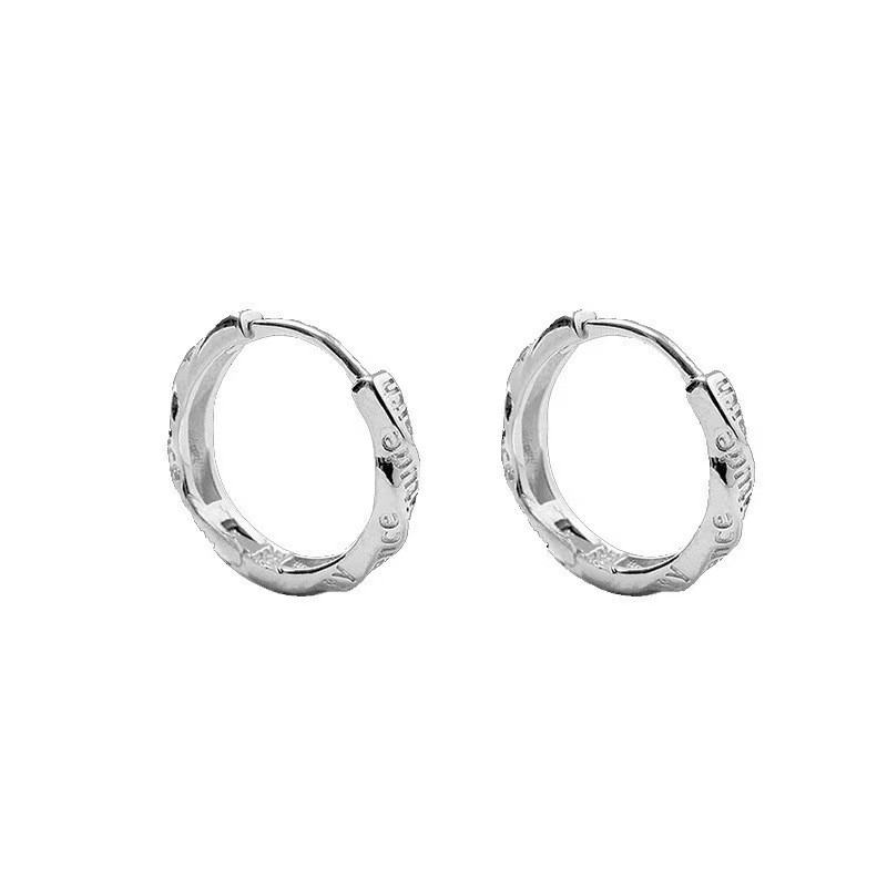 2026 Hot Fashion Men Casual Ear Studs, All-Match Upscale Texture Daily Jewelry, Vintage Retro Elegant Ear Clips For Trendy Ladies