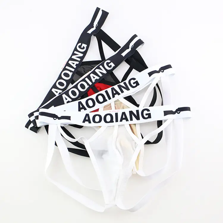Men's Leather Belt Fashion Mesh Sexy And Comfortable T-back