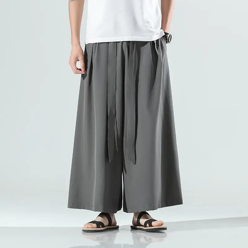 Oversized Loose Ice Silk Casual Pants