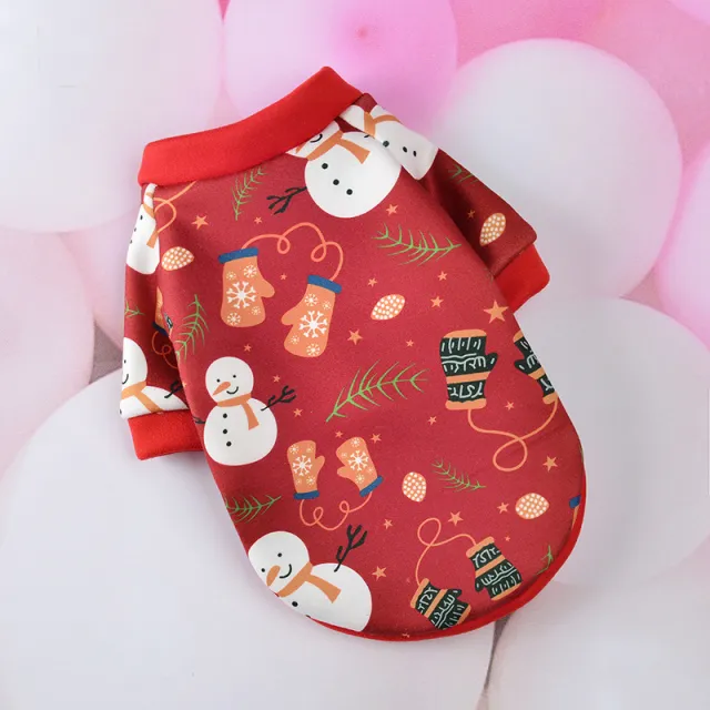 Autumn And Winter Christmas Pet Warm Padded Sweater 12Style - Shop at LoveMi