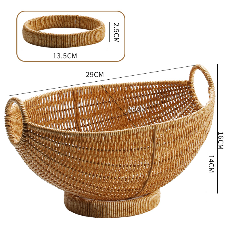 Title 8, Multi-layer Plastic Rattan Fruit Plate