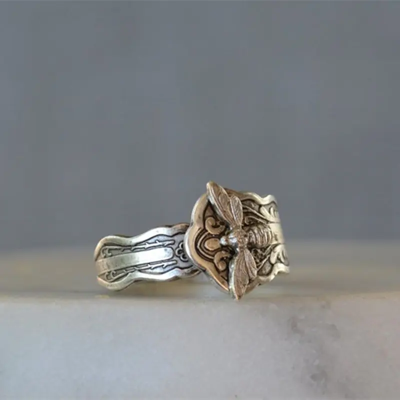 Alloy Dragonfly Ring Animal Jewelry