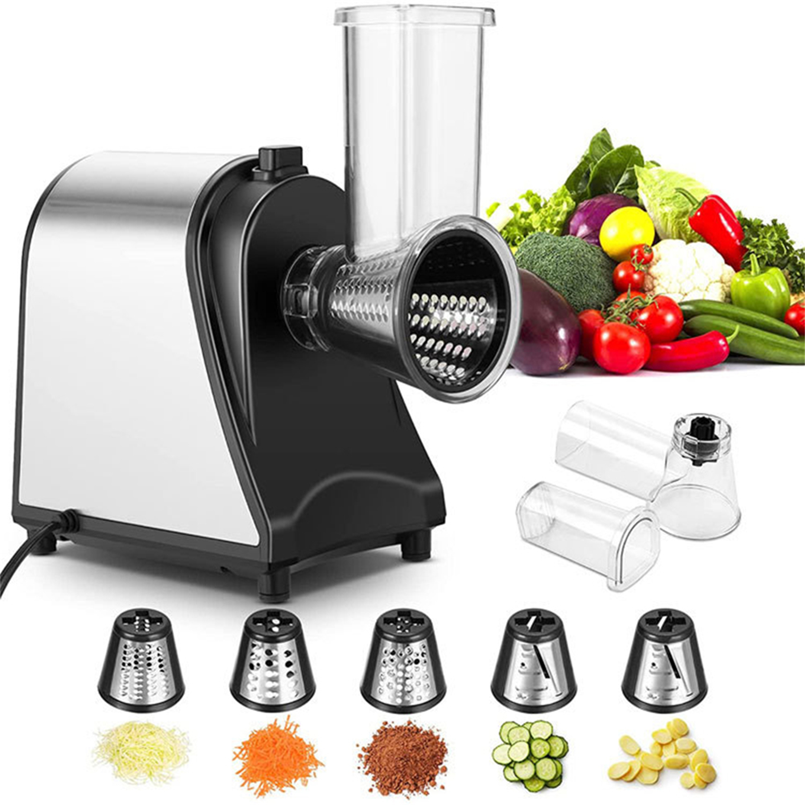 Electric Grater Vegetable Food Rotary Drum Grater Chopper Slicer MAX CUT