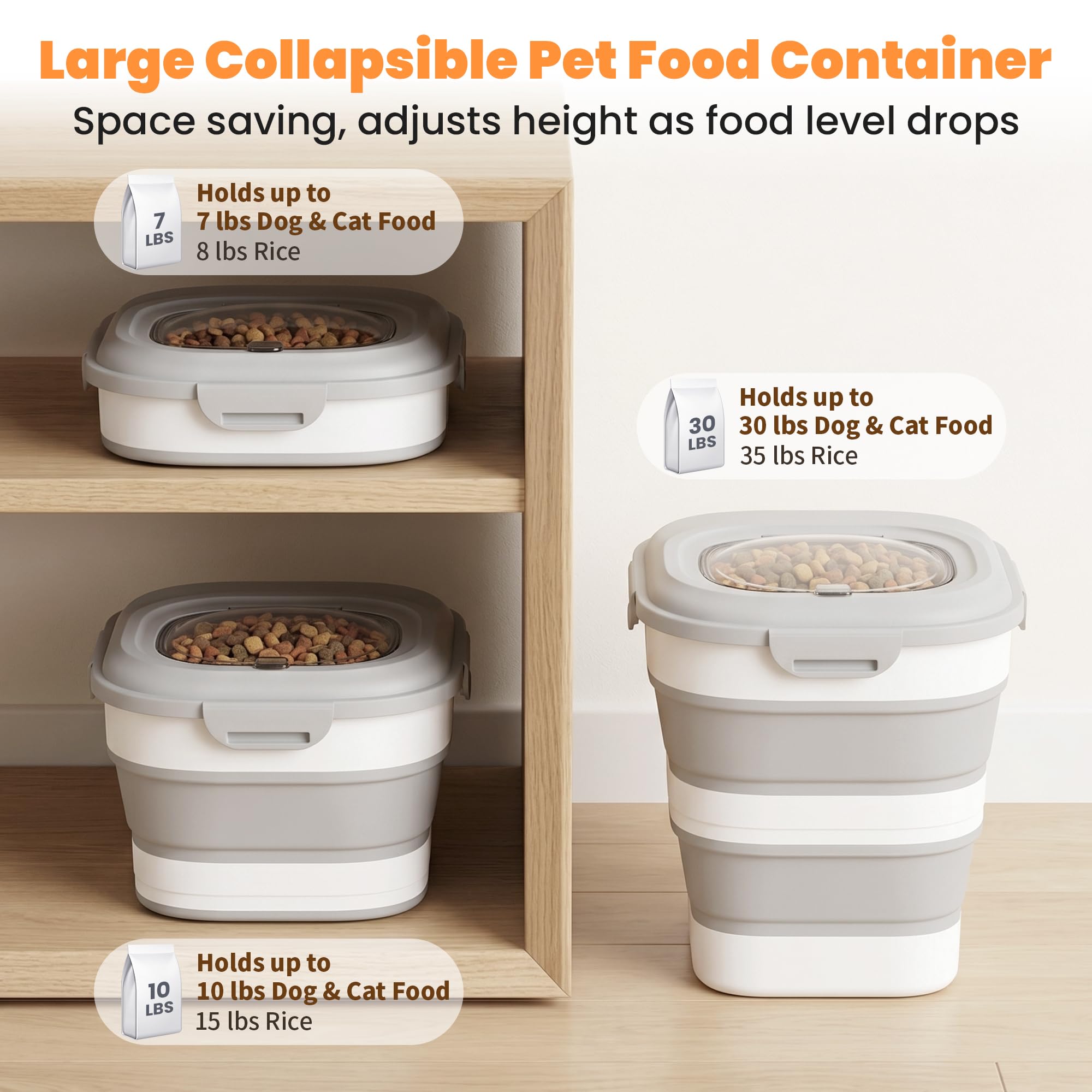 Wheeled Dog Food Storage Container