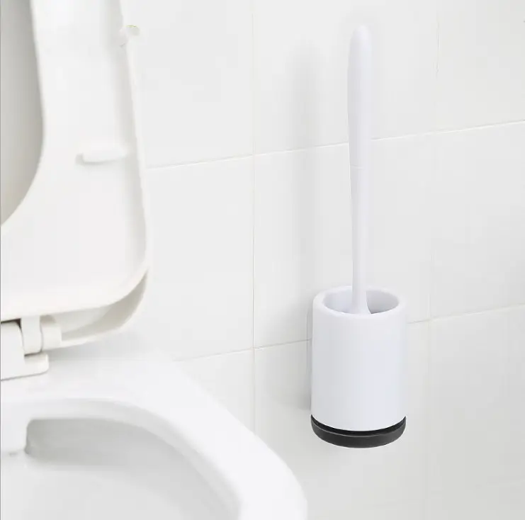 Non-stick Hair Soft Plastic Brush Head Toilet