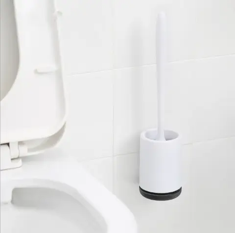 Non-stick Hair Soft Plastic Brush Head Toilet