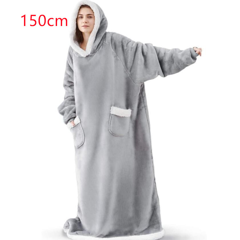 Winter TV Hoodie Blanket Winter Warm Home Clothes Women Men Oversized Pullover With Pockets - Image 18