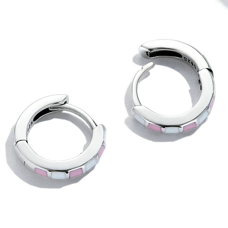Simple And Stylish Platinum Plated Earrings