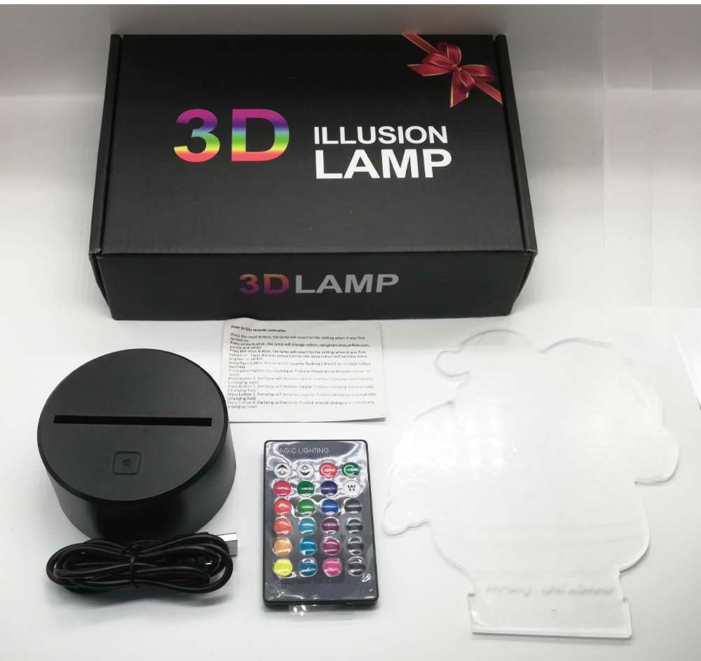 USB Touch 3D Night Lamp, picture 4 of 4