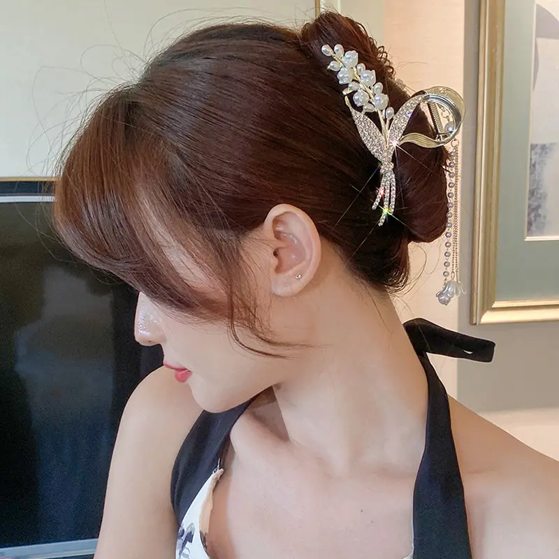 Summer Tassel Dished Hair Clip Headwear