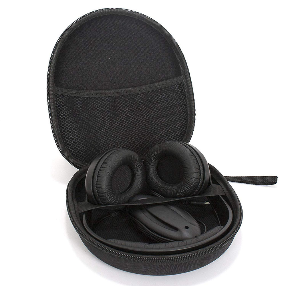 Convenient Black Round Headphone Case - Picture 11 of 11