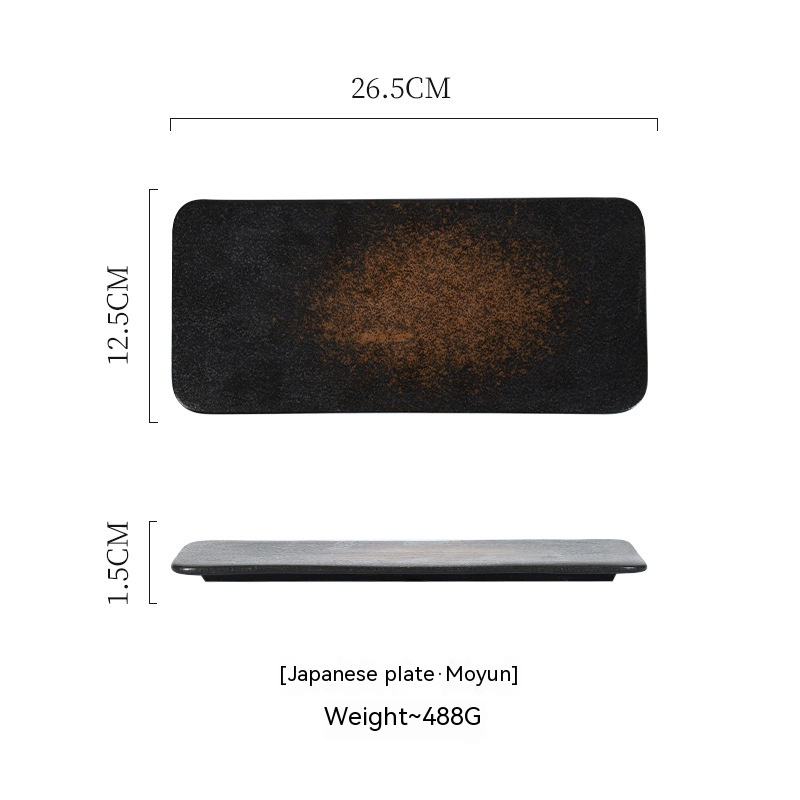 10 Inch Ink Cloud Plate Dish