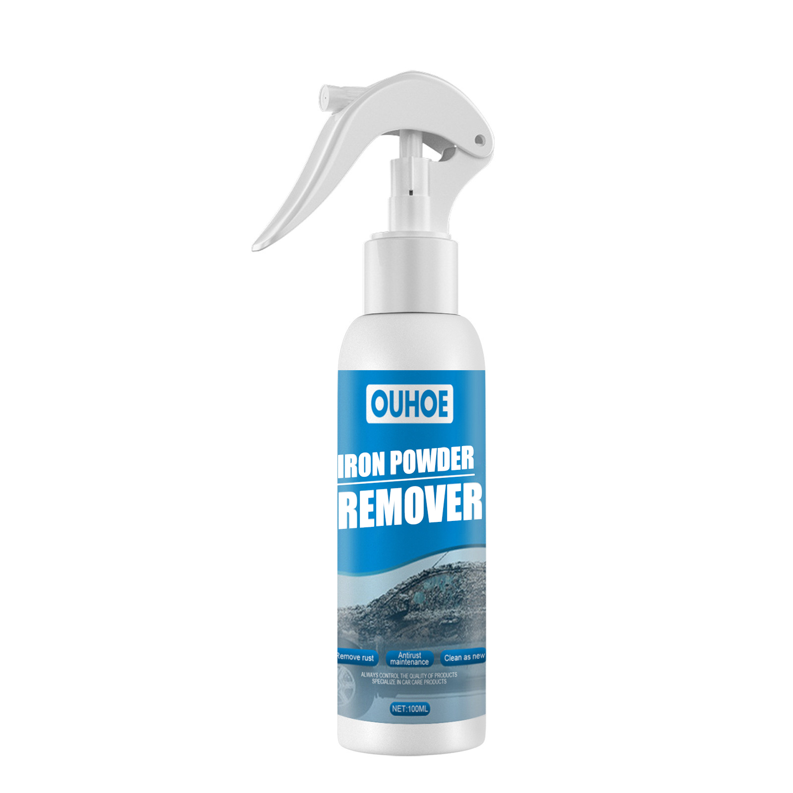 OUHOE Car Iron Powder Rust Remover Spray Anti Rust Rust Remover Car Supplies Sta