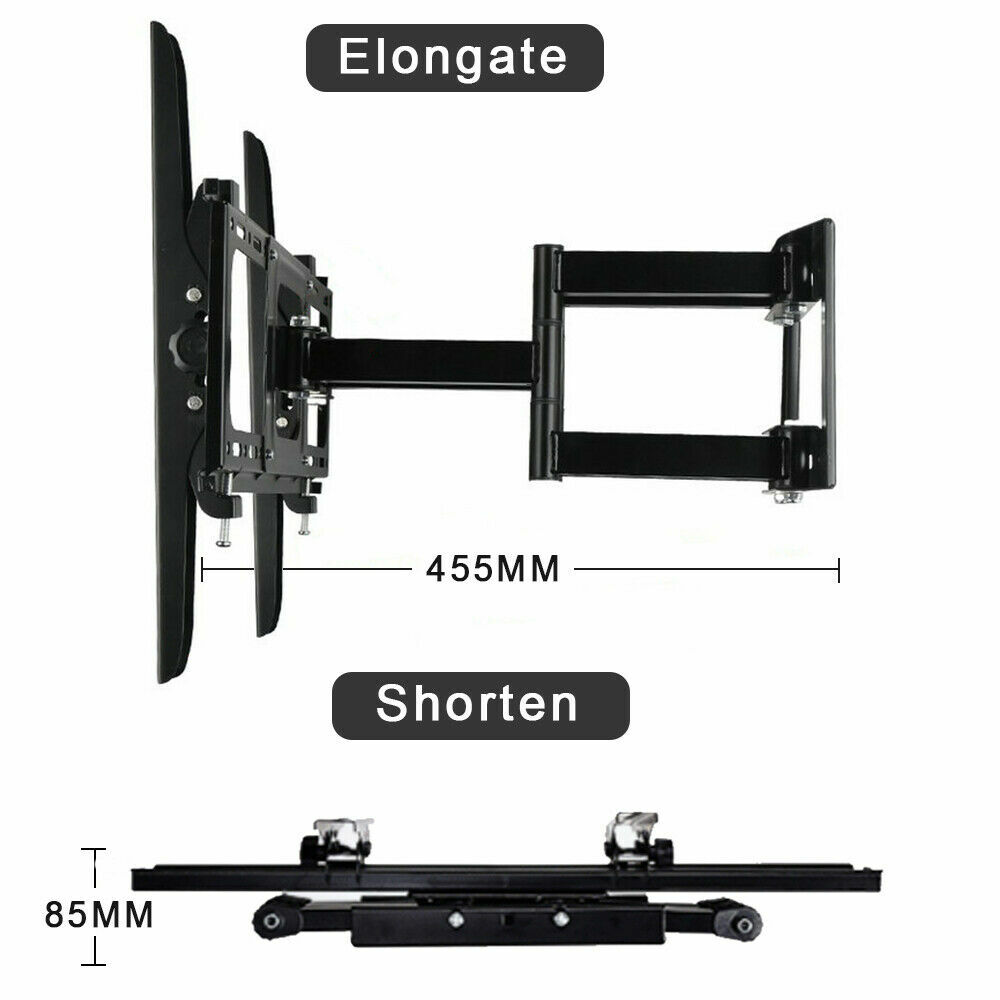 TV Wall Bracket Mount Tilt Swivel LG  32 40 43 50 55 65 80 Inch — foto 8