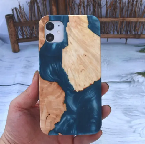 Wood Epoxy Mobile Phone Case Resin Matching