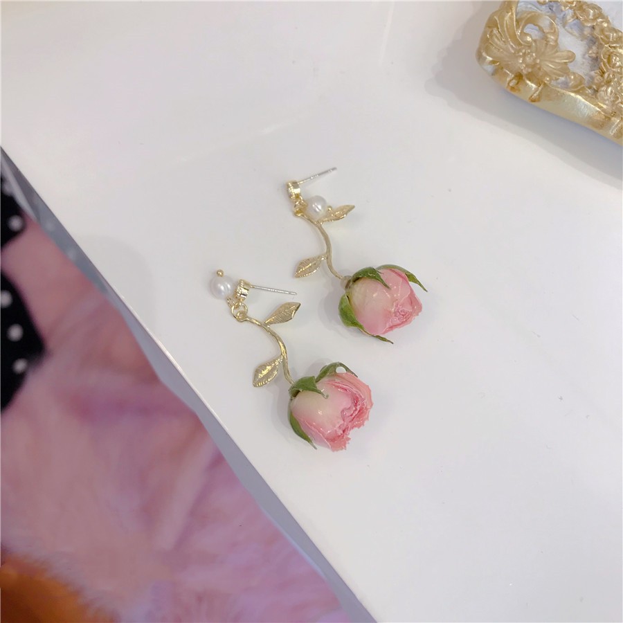 Title 6, Guijin Flower Earpiece French Sweet Dried Flowe...