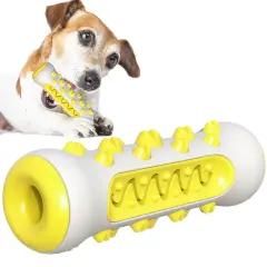 Dog Squeaky Toys For Aggressive Chewers, Tough Toothbrush Dog Chew Toy, Nearly Indestructible Rubber Toys For Pet Training, Teeth Cleaning, Playing... - View 1