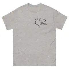 Bull Terrier Print Short-sleeved Team Uniform European And American Fabrics - Grey - View 1
