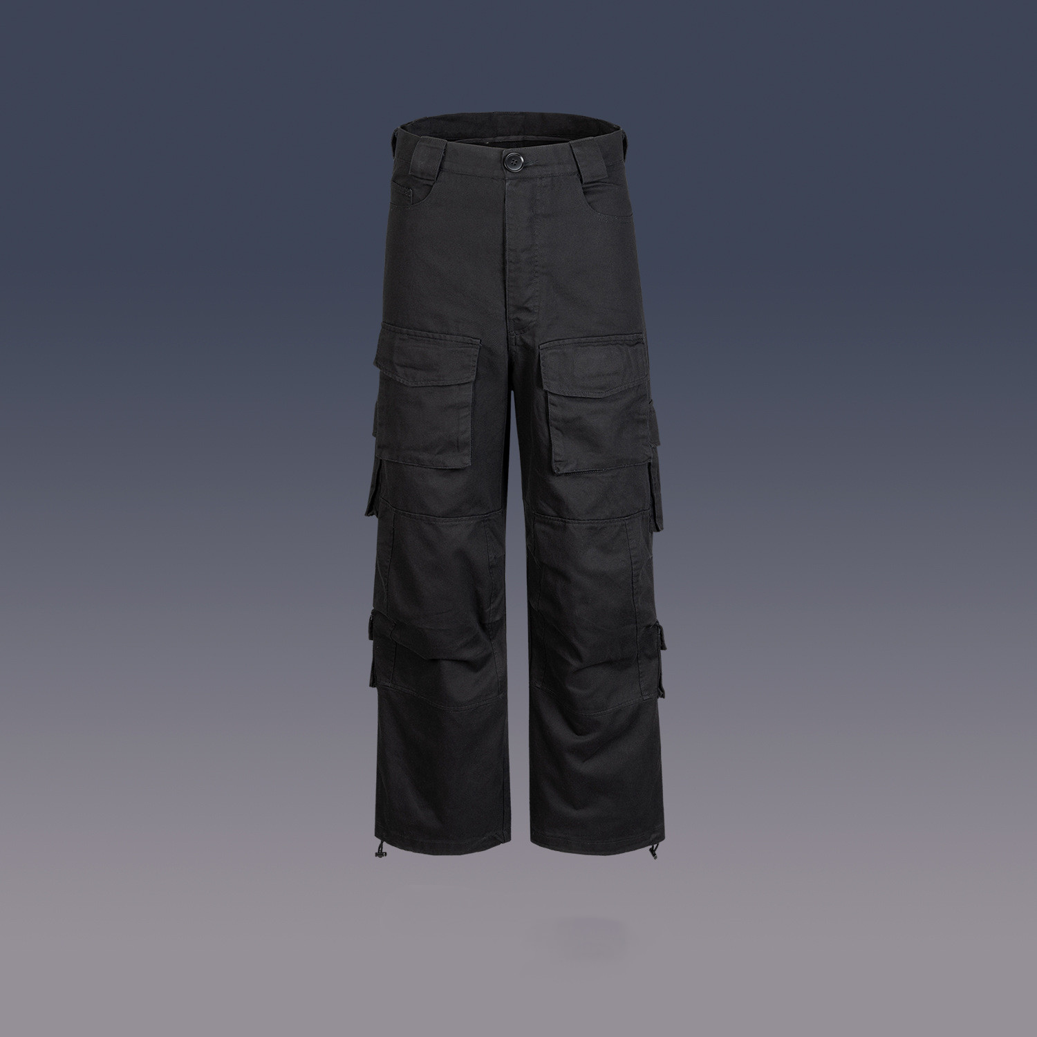 Men's Large Pocket Wide Leg Cannonball Cargo Pants