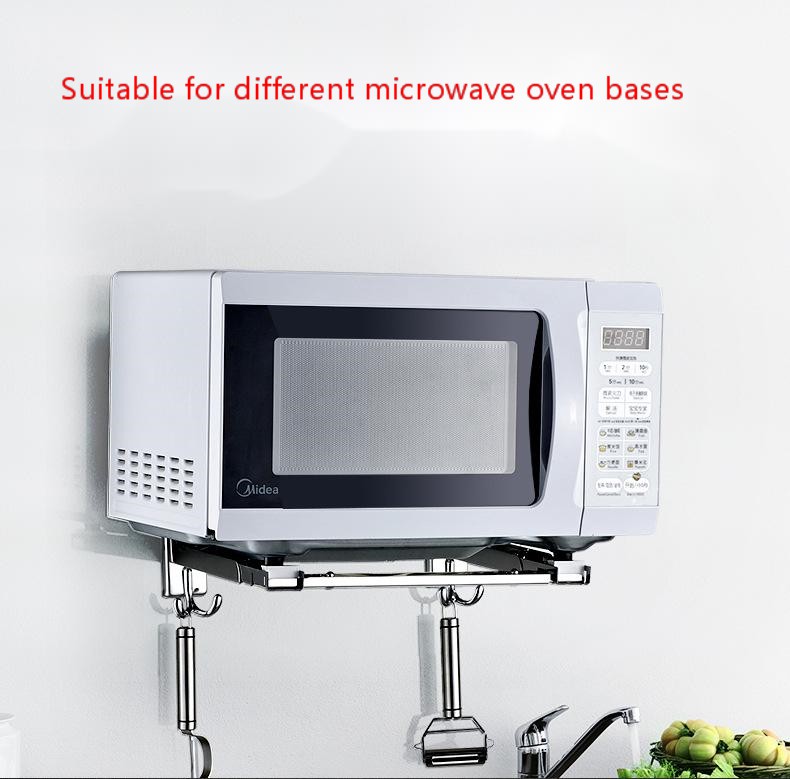 Title 5, Microwave oven rack wall-mounted bracket