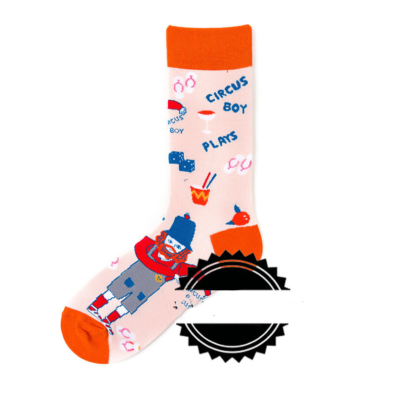 Couple Socks  Funny Creative Illustration Socks – I, One size