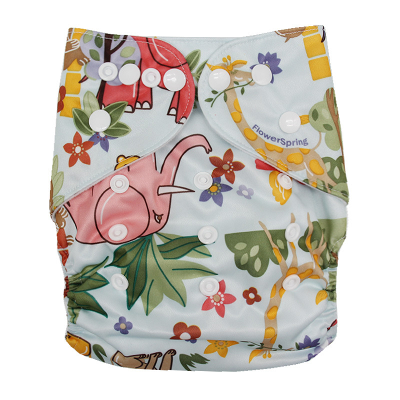 Washable Cloth Diapers Baby Waterproof Adjustablebreathable — foto 3